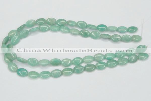 CAM407 15.5 inches 10*14mm oval natural russian amazonite beads