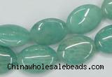 CAM408 15.5 inches 13*18mm oval natural russian amazonite beads