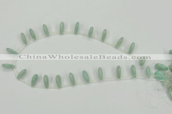 CAM418 15.5 inches flat teardrop 13*18mm natural russian amazonite beads