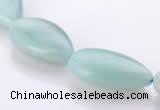 CAM50 flat teardrop natural amazonite 13*22mm beads Wholesale