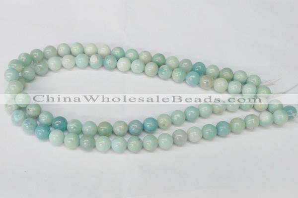 CAM601 15.5 inches 12mm round Chinese amazonite gemstone beads