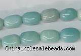 CAM608 15.5 inches 8*12mm nugget Chinese amazonite beads