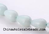 CAM67 teardrop 8*12mm natural amazonite gemstone beads Wholesale