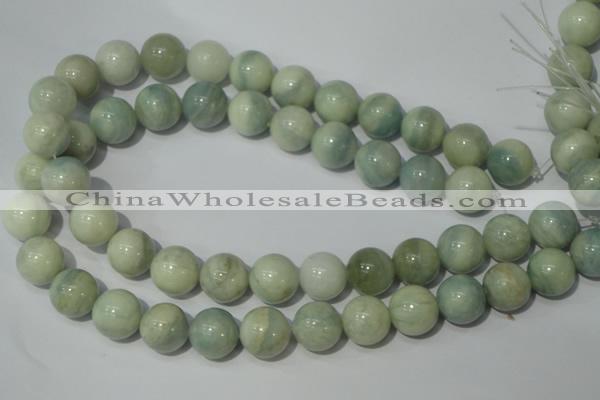 CAM705 15.5 inches 14mm round natural amazonite gemstone beads