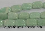 CAM852 15.5 inches 10*14mm rectangle natural Russian amazonite beads