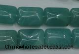 CAM934 15.5 inches 13*18mm rectangle amazonite gemstone beads wholesale