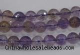 CAN08 15.5 inches 6mm faceted round natural ametrine gemstone beads