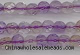 CAN105 15.5 inches 3.5mm faceted round ametrine gemstone beads