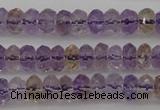 CAN158 15.5 inches 4*6mm faceted rondelle natural ametrine beads