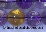 CAN223 15.5 inches 12mm round ametrine gemstone beads wholesale