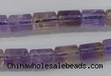 CAN27 15.5 inches 8*12mm column natural ametrine gemstone beads