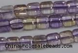 CAN36 15.5 inches 10*10mm square natural ametrine gemstone beads