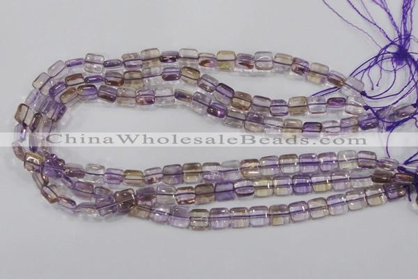 CAN55 15.5 inches 12*12mm square natural ametrine gemstone beads