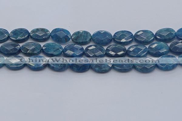 CAP392 15.5 inches 13*18mm faceted oval apatite gemstone beads