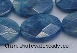 CAP394 15.5 inches 18*25mm faceted oval apatite gemstone beads