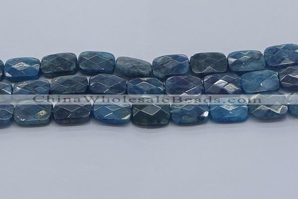 CAP399 15.5 inches 15*20mm faceted rectangle apatite gemstone beads