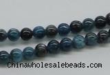 CAP52 15.5 inches 6mm round dyed apatite gemstone beads wholesale