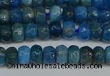 CAP528 15.5 inches 3*5mm faceted rondelle apatite gemstone beads