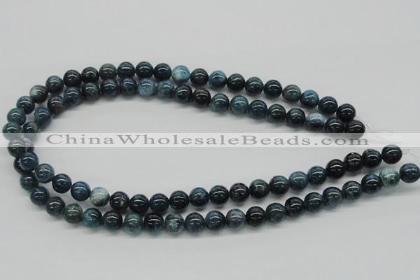 CAP54 15.5 inches 10mm round dyed apatite gemstone beads wholesale