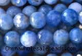 CAP593 15.5 inches 6mm faceted round apatite gemstone beads