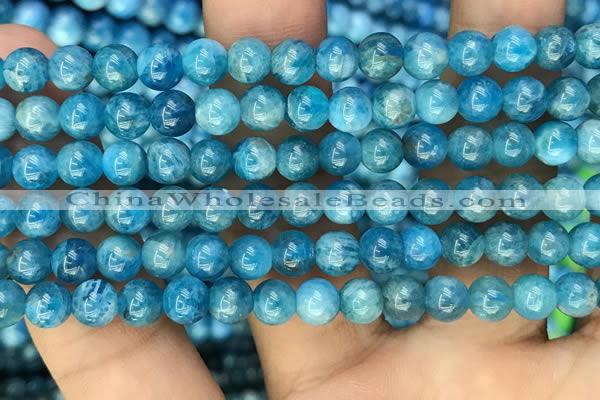 CAP606 15.5 inches 6mm round natural apatite gemstone beads