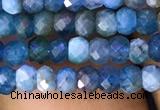 CAP615 15.5 inches 2*3mm faceted rondelle apatite gemstone beads