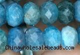 CAP618 15.5 inches 5*7mm - 5*8mmm faceted rondelle apatite beads