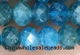 CAP619 15.5 inches 5*7mm - 5*8mm faceted rondelle apatite beads