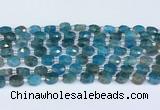 CAP700 15.5 inches 6*8mm faceted oval apatite beads