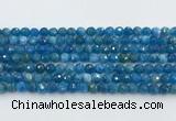 CAP705 15.5 inches 6mm faceted round apatite gemstone beads wholesale