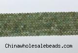CAP708 15.5 inches 4mm round green apatite gemstone beads wholesale