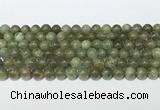 CAP709 15.5 inches 8mm round green apatite gemstone beads wholesale