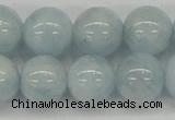 CAQ113 15.5 inches 16mm round A grade natural aquamarine beads