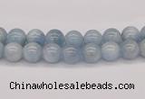 CAQ114 15.5 inches 4mm round AA grade natural aquamarine beads