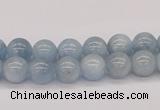 CAQ115 15.5 inches 6mm round AA grade natural aquamarine beads