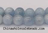 CAQ117 15.5 inches 10mm round AA grade natural aquamarine beads