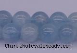 CAQ125 15.5 inches 12mm round AAA grade natural aquamarine beads