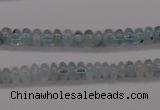 CAQ135 15.5 inches 4*6mm rondelle natural aquamarine beads