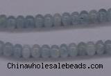 CAQ136 15.5 inches 3*4mm rondelle natural aquamarine beads