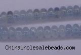 CAQ137 15.5 inches 3*5mm rondelle natural aquamarine beads