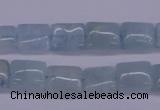 CAQ153 15.5 inches 10*12mm rectangle natural aquamarine beads