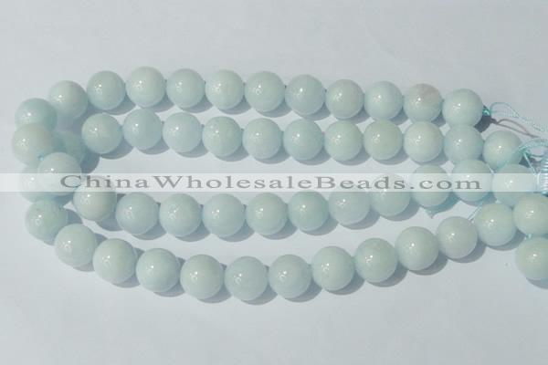 CAQ206 15.5 inches 16mm round natural aquamarine beads wholesale