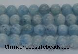 CAQ508 15.5 inches 4mm round A+ grade natural aquamarine beads