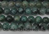 CAQ600 15.5 inches 4mm round aquamarine gemstone beads