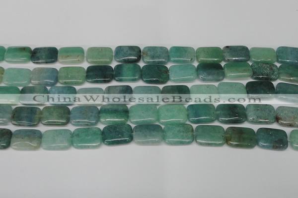 CAQ646 15.5 inches 13*18mm rectangle aquamarine gemstone beads