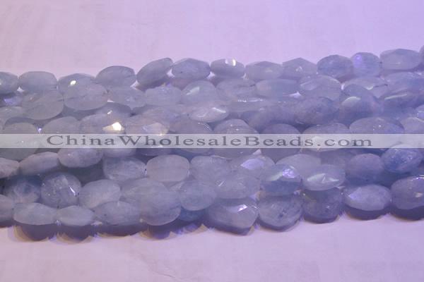 CAQ652 15.5 inches 12*16mm - 15*20mm faceted freeform aquamarine beads
