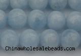 CAQ703 15.5 inches 10mm round natural aquamarine beads wholesale