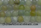 CAQ751 15.5 inches 6mm round aquamarine beads wholesale