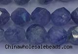 CAQ775 15.5 inches 14mm faceted nuggets imitation aquamarine beads