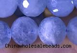 CAQ889 15.5 inches 10mm faceted round natural aquamarine beads